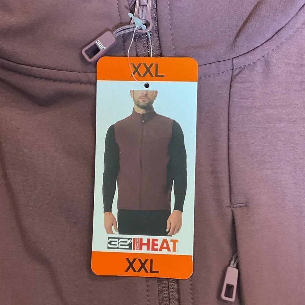 32 Degrees Men's Plum Vest